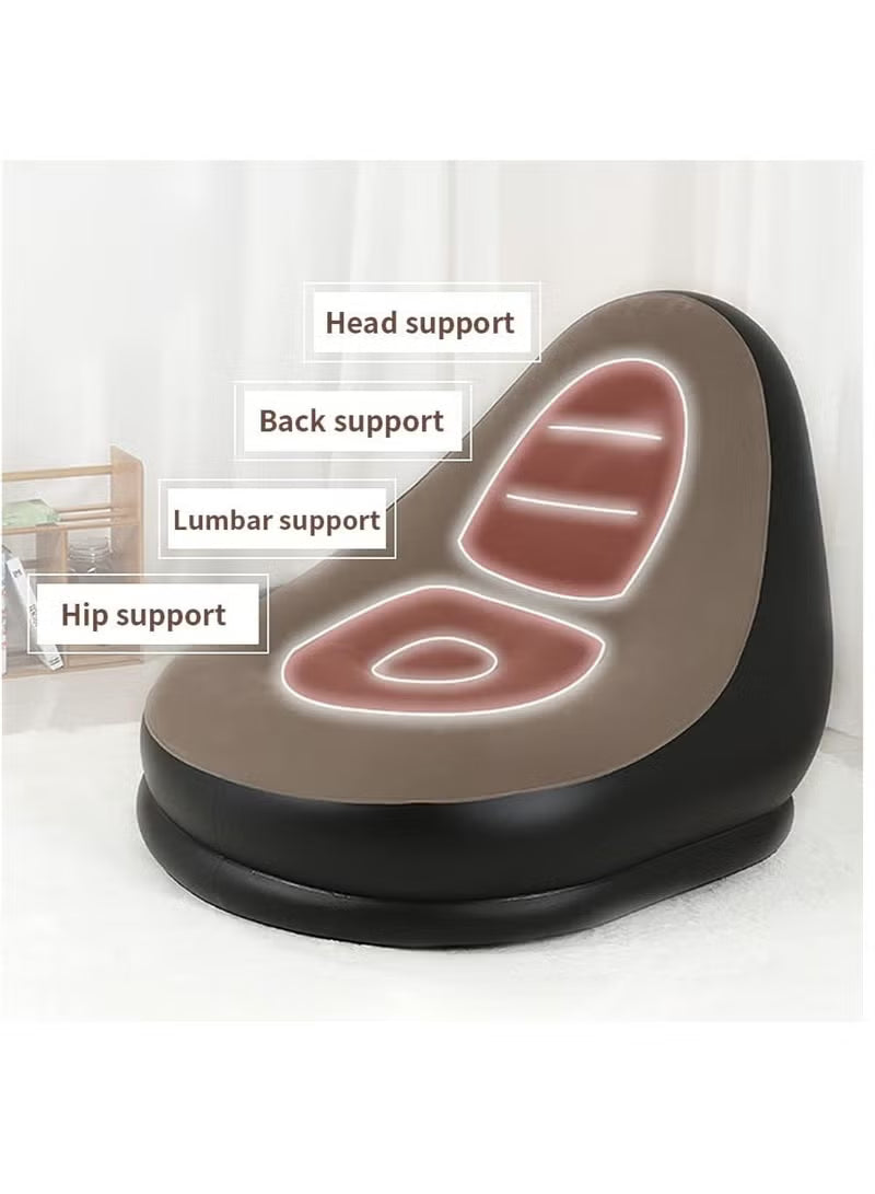 2Pcs Portable Inflatable Sofa Chair Air Pump Outdoor – Indoor – Image 3