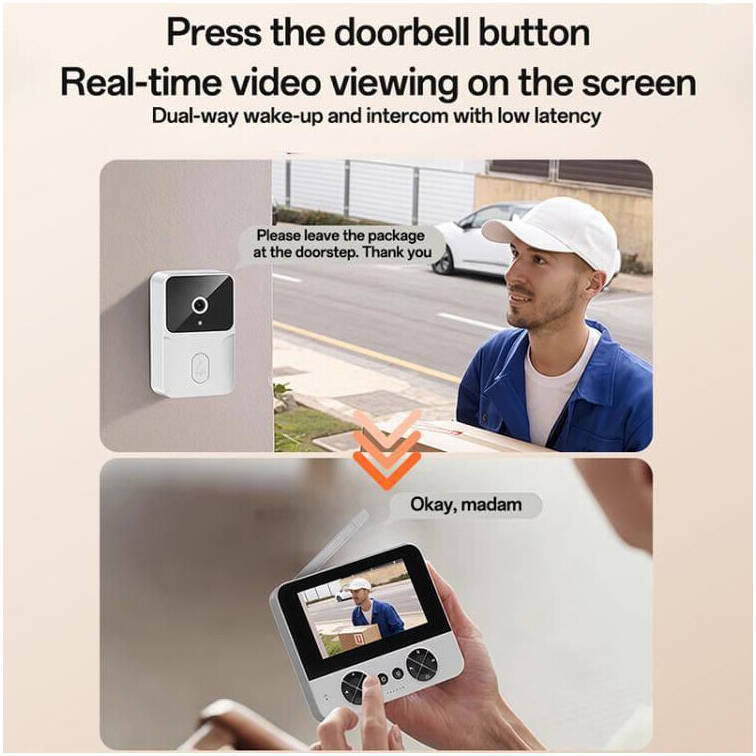 Wireless Video Intercom Doorbell – Smart Home Security – Image 3