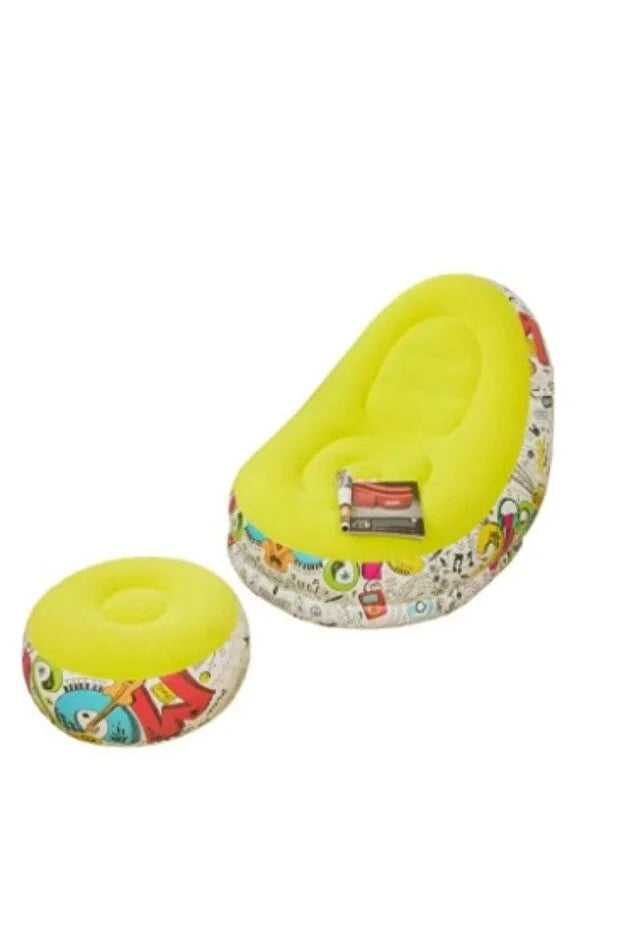 2Pcs Portable Inflatable Sofa Chair Air Pump Outdoor – Indoor – Image 14