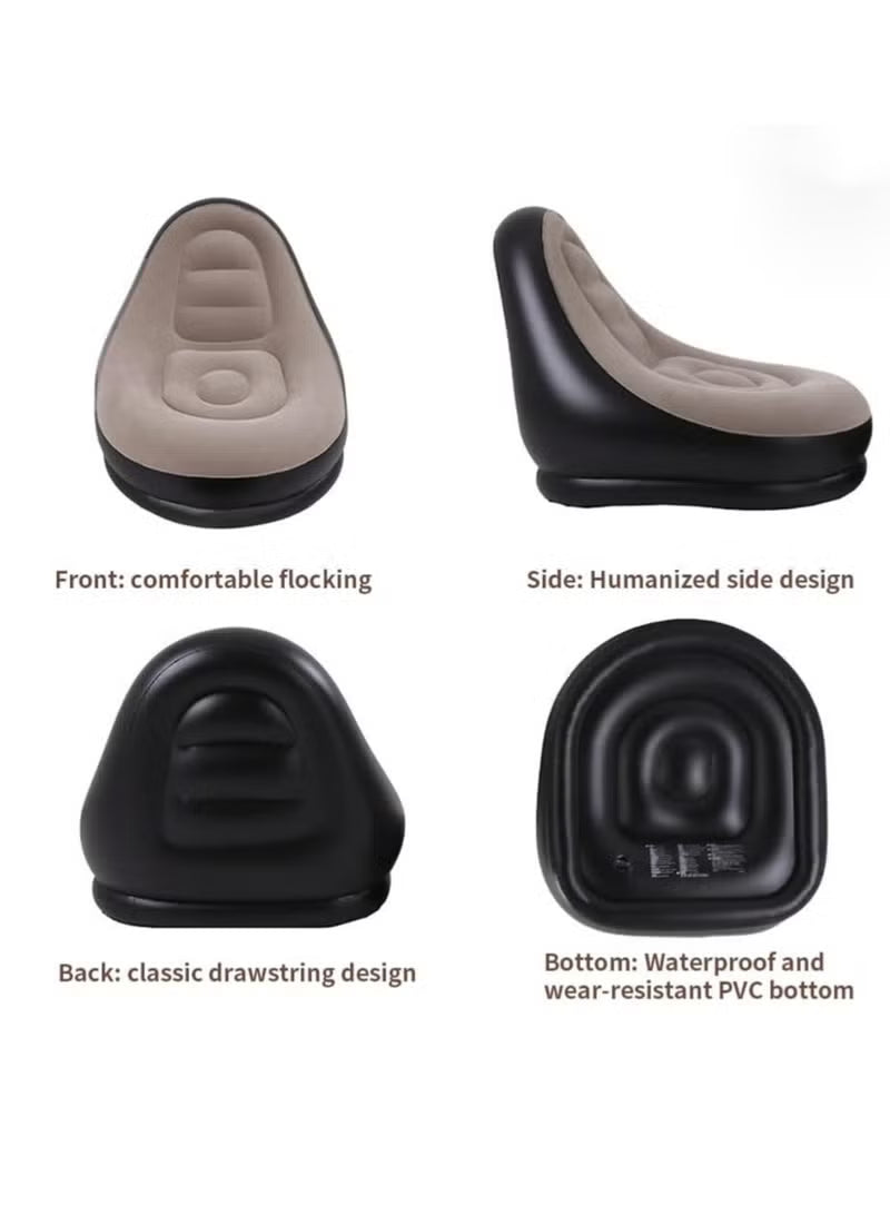 2Pcs Portable Inflatable Sofa Chair Air Pump Outdoor – Indoor – Image 2