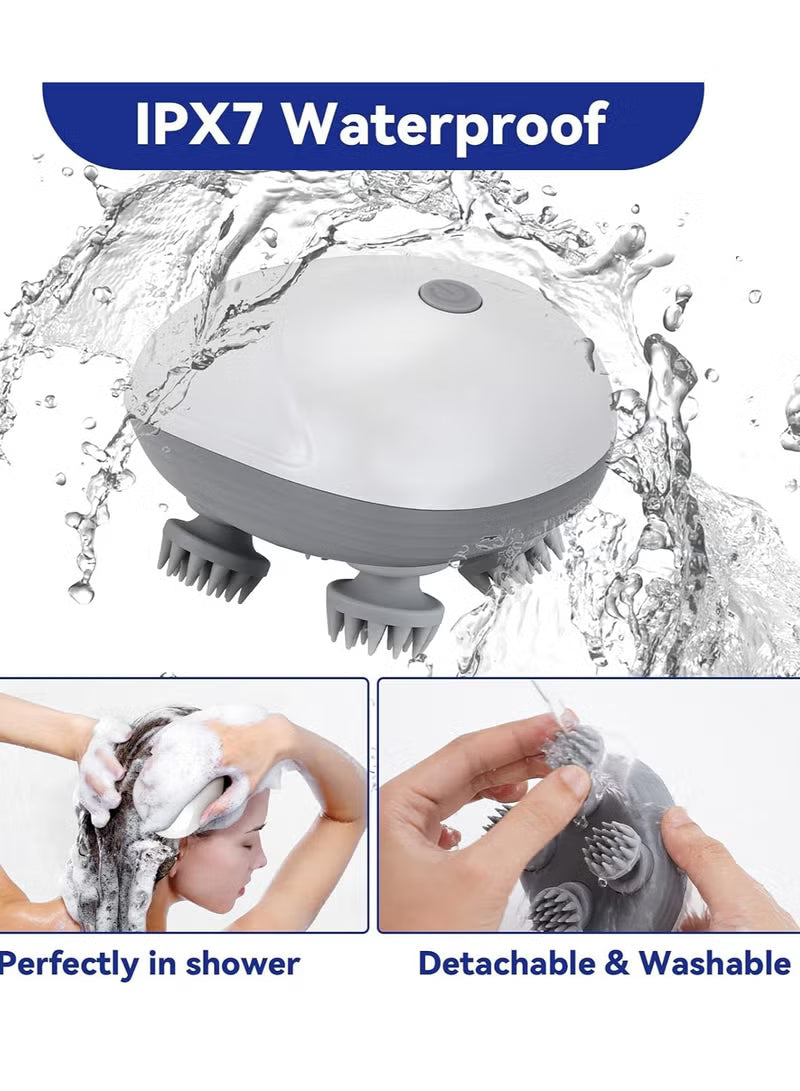 Electric Scalp Massager With 96 Kneading Nodes – Rechargeable – Image 5