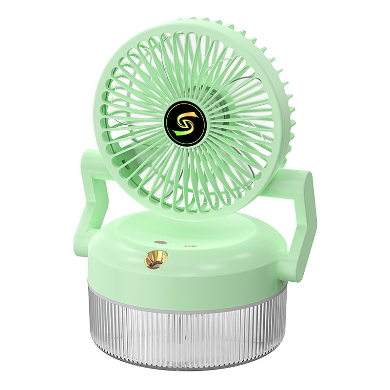 800ML Rechargeable Humidification Fan – Foldable Spray Fan with Blue Light – Image 2