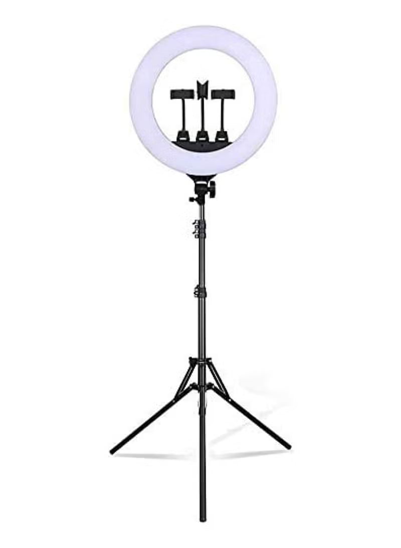 Professional LED Ring Light 14” RL-14 with Remote Control, Tripod & Phone Holder – Image 6
