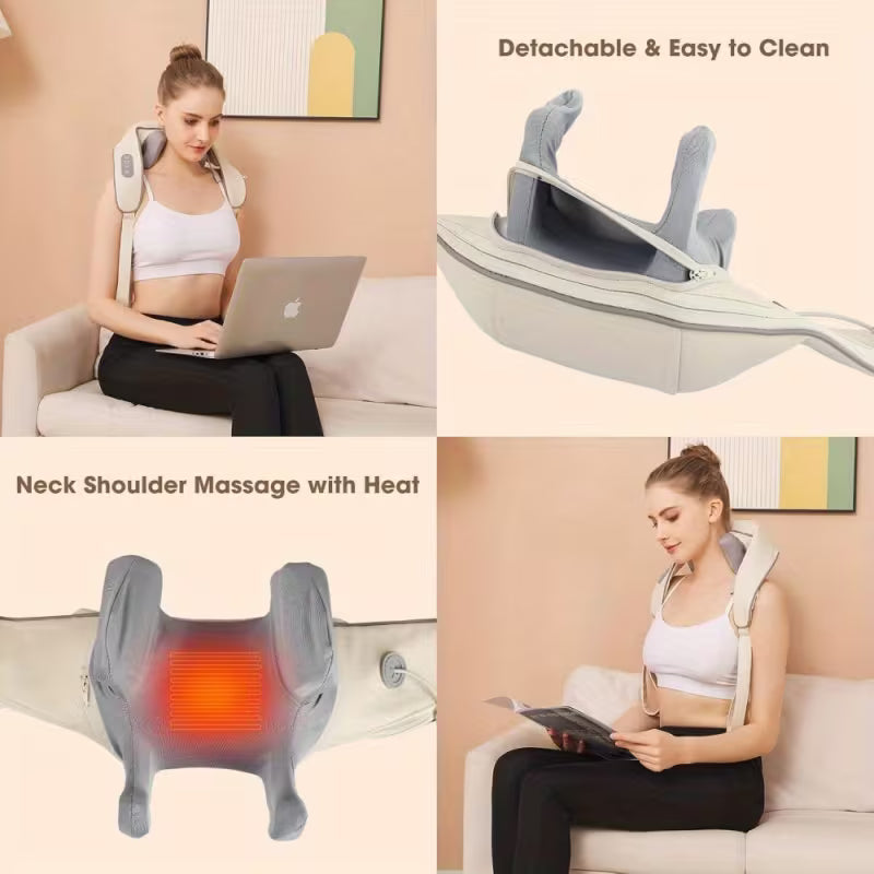 Shiatsu Neck & Back Massager – Heated Comfort – Image 7