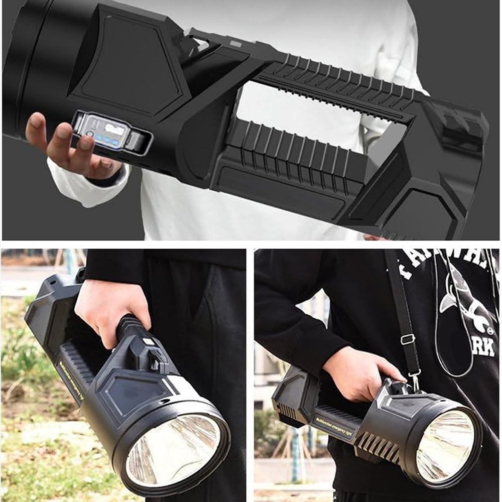 Camping Searchlight LED – Super Bright LED Flashlight Handheld Flashlight Searchlight – Image 4