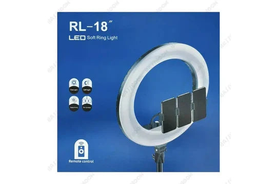 Professional LED Ring Light 14” RL-14 with Remote Control, Tripod & Phone Holder – Image 15