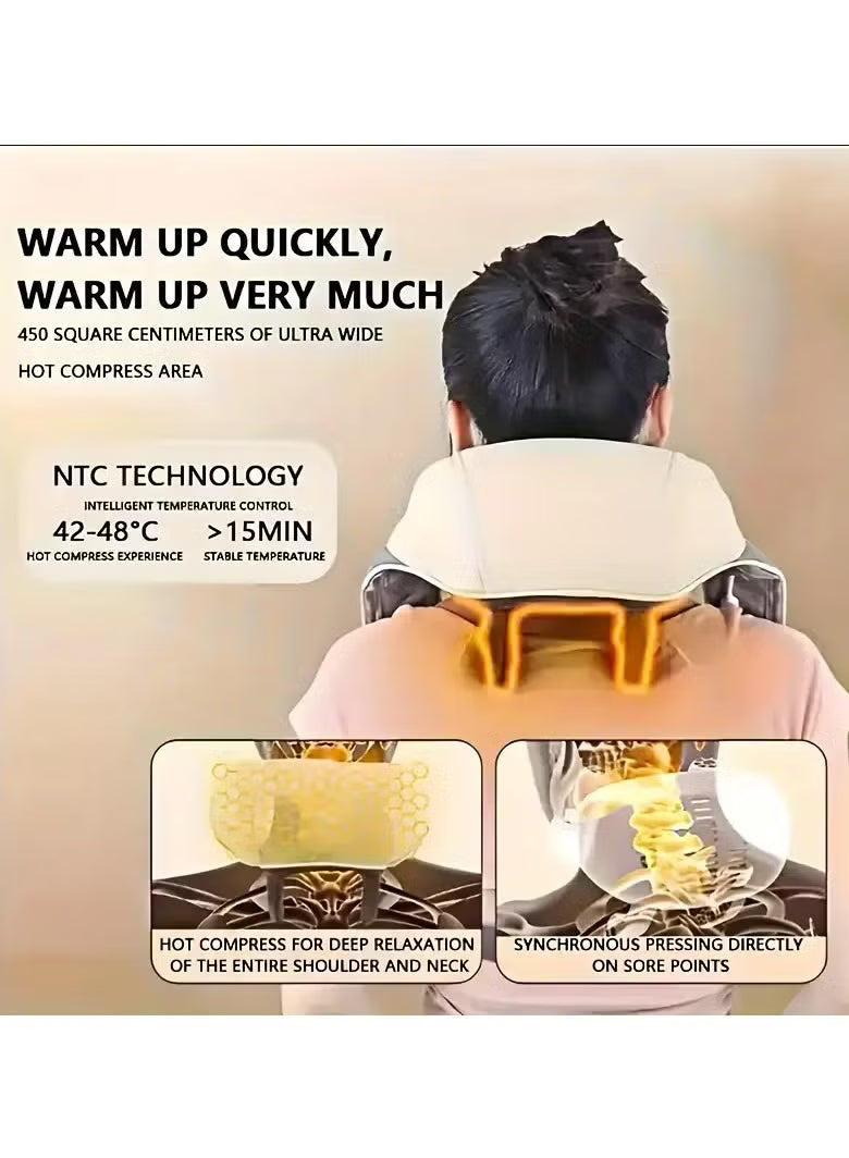 Neck & Shoulder Massager – Deep Kneading Wrap for Tension Relief & Circulation Boost – Image 5