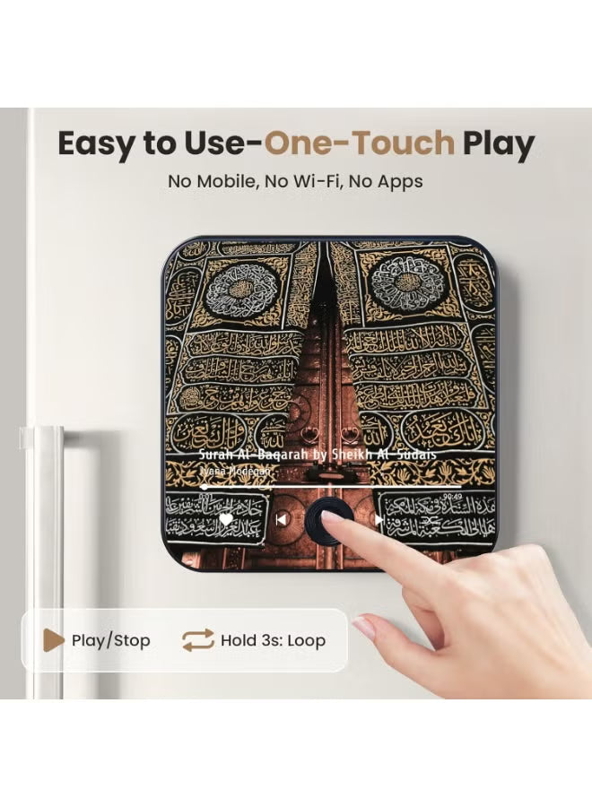 Islamic Fridge Quran Speaker – Surah & Zikr Player with USB-C Charging – Image 5