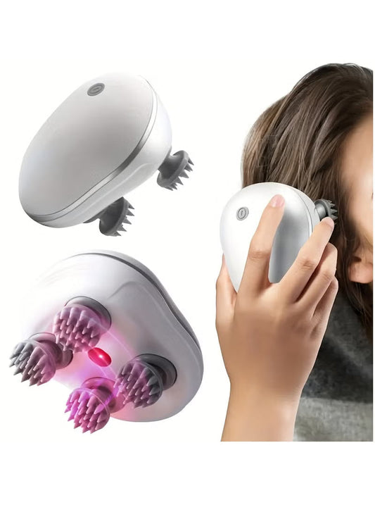 Electric Scalp Massager With 96 Kneading Nodes – Rechargeable