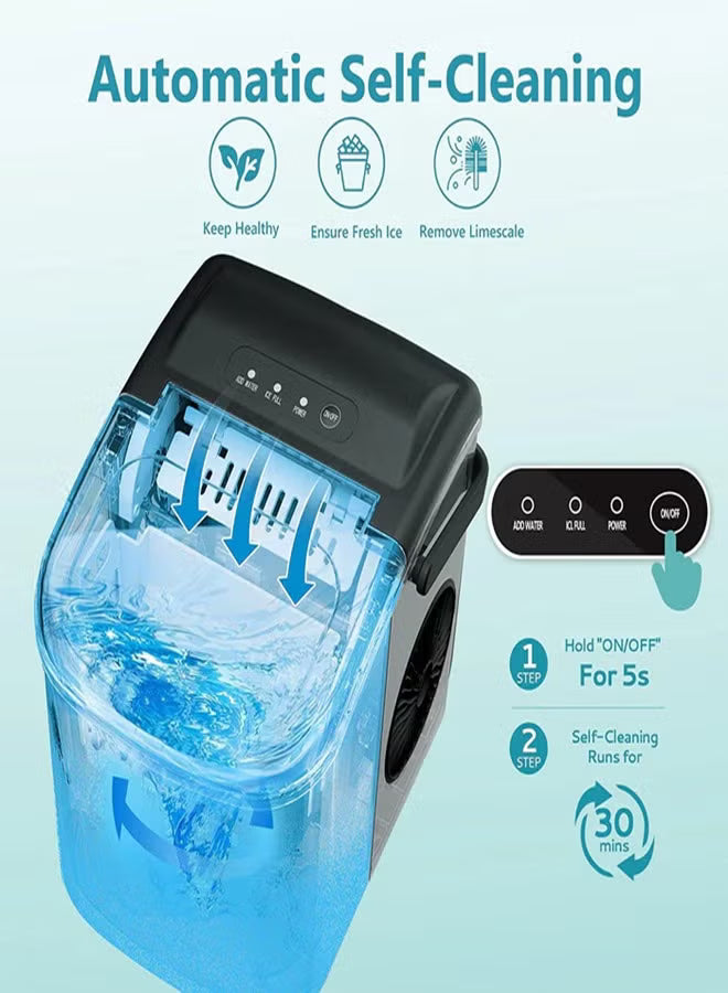 Automatic Ice Maker 15 kg/24 h – Round Bullet Ice – Image 5