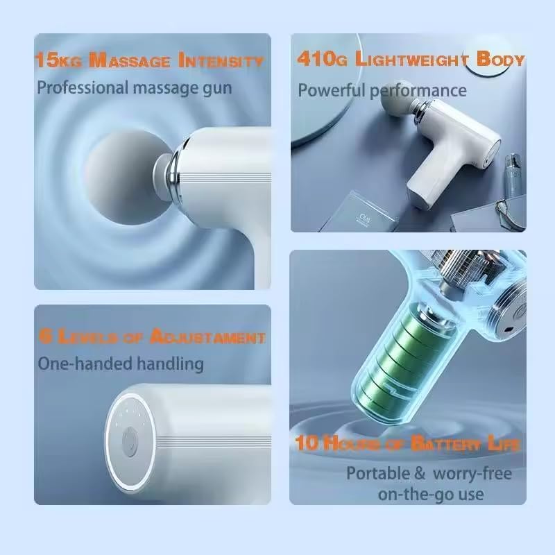 Mini Massager Machine – Portable Body Pain Relief Massager – Image 9