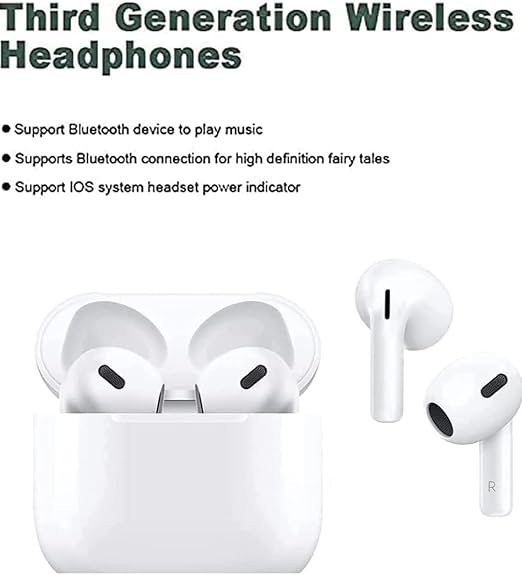 Wireless Earbuds, 3rd Generation, Lightning Charging Case – Image 2