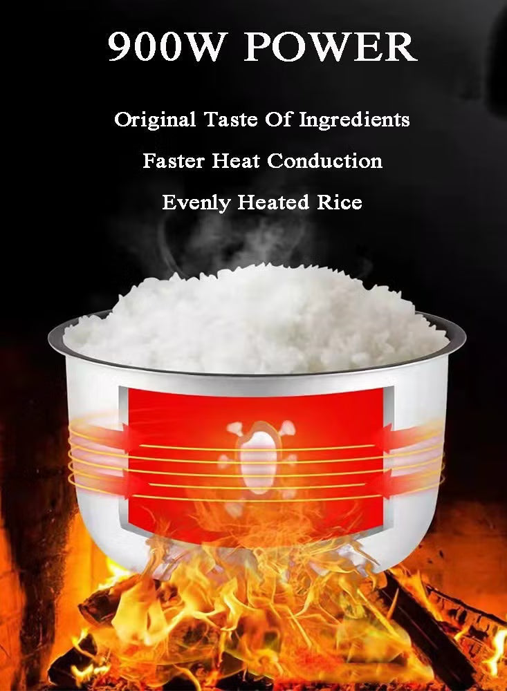 Programmable Electric Rice Cooker 5 L – Multi-Function Cooker for Perfect Rice & Meals – Image 6