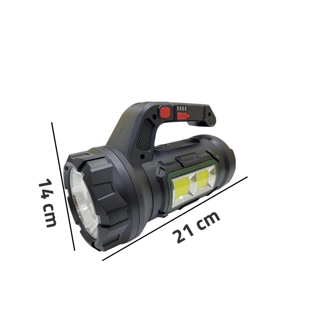 Multifunctional – Rechargeable – LED – Flashlight with Tool Kit 5-in-1 – Image 2