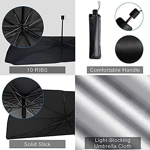 Set of 2 Windshield Umbrella Sunshades – UV Protection for Cars & SUVs – Image 2