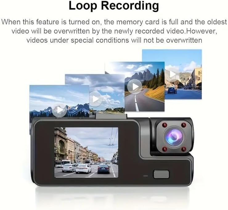 Black Box Super HD 1296P Car Dash Camera – G-Sensor, Parking Mode, Loop Recording – Image 4