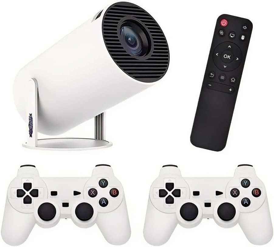 Game Projector 2-in-1 Professional Chip, Portable Projector – Wireless Controller