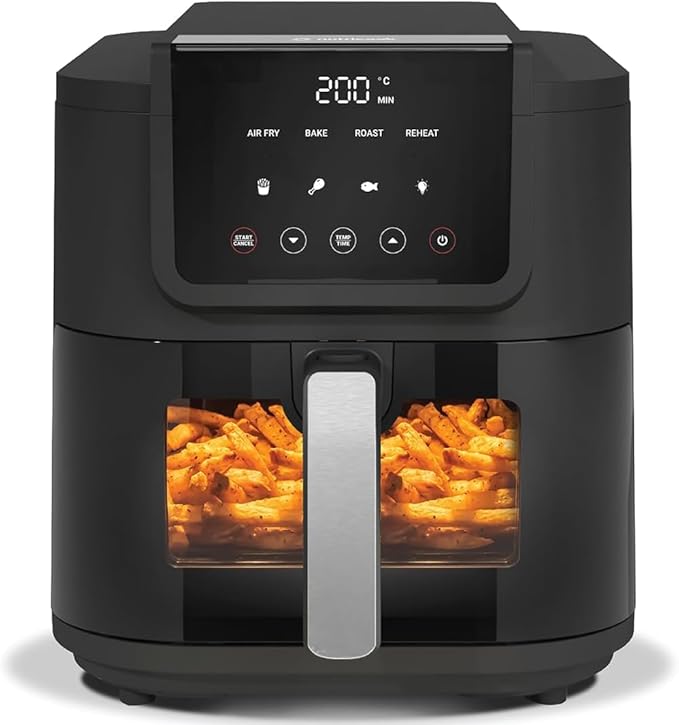 Nutricook Slim Air Fryer – 5 Presets + Clear Window – Image 5