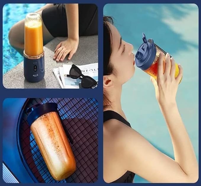 Portable Rechargeable Mini Blender – USB Charging Automatic Smoothie Mixer for On-The-Go – Image 2