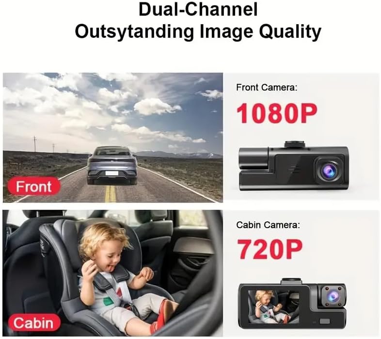 Black Box Super HD 1296P Car Dash Camera – G-Sensor, Parking Mode, Loop Recording – Image 5