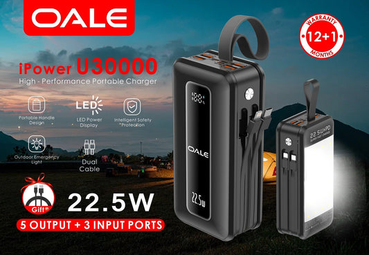OALE iPower U30000 Power Bank – 30000mAh