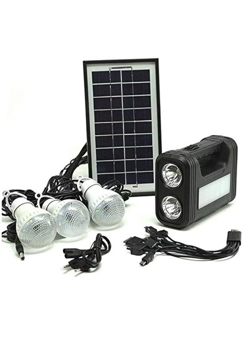 Outdoor Solar Lighting System – Portable Emergency Power Kit