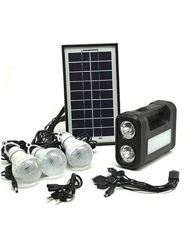 Outdoor Solar Lighting System – Portable Emergency Power Kit