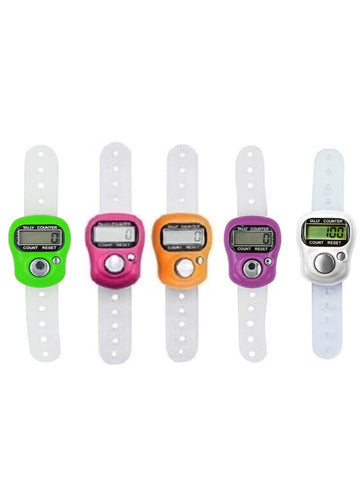 5 Pcs Electronic Tasbeeh Counter Tally – Multicolor