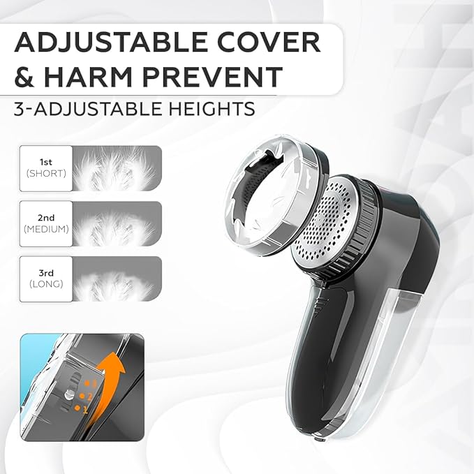 Electric Fabric Shaver – USB Rechargeable Lint Remover – Image 2
