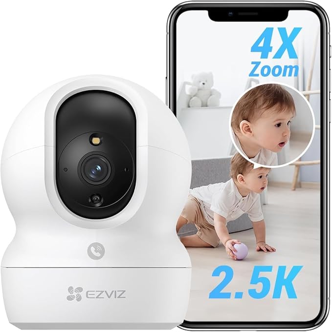 Alexa & Google C6N 2K Smart WiFi Camera – 4MP Indoor Security – Image 2