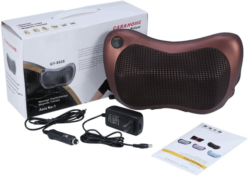Shiatsu Neck & Shoulder Massager – Deep Kneading Massage Pillow with Heat – Image 8
