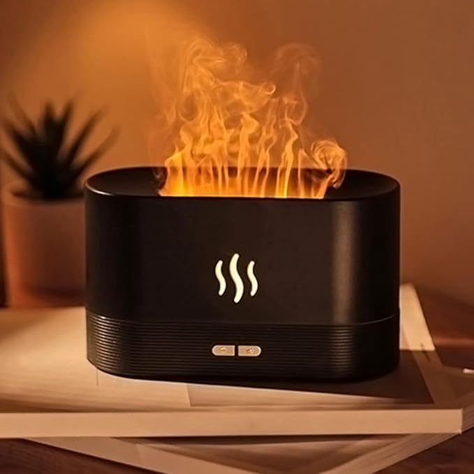 🔥 Flame Effect Aroma Diffuser – Relaxation Lamp; Style in One – Image 3