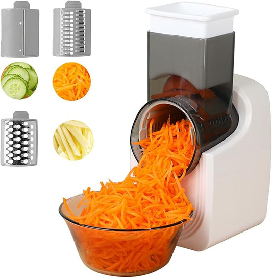 Electric Vegetable & Food Cutter – Stainless Steel Automatic Cutter & Slicer