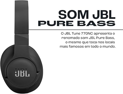 JBL Tune 770NC Wireless Over-Ear Headphones – Adaptive Noise Cancelling – Image 2