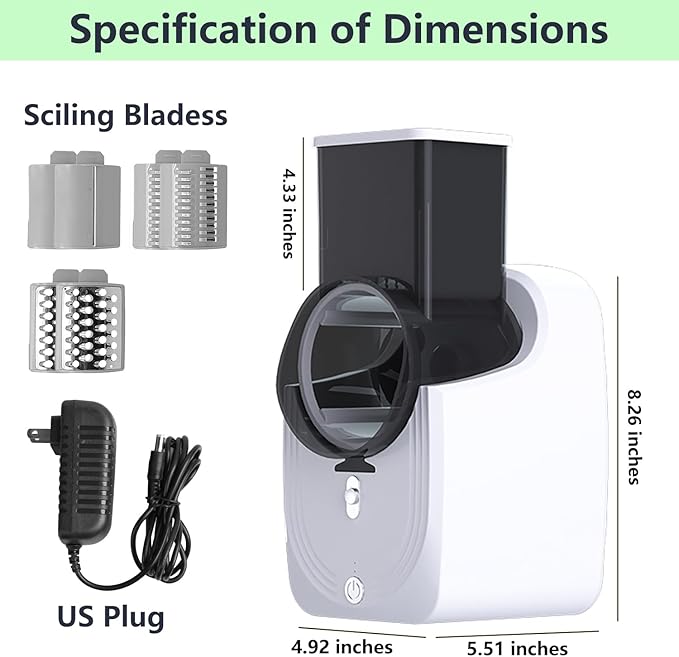 Electric Vegetable & Food Cutter – Stainless Steel Automatic Cutter & Slicer – Image 3