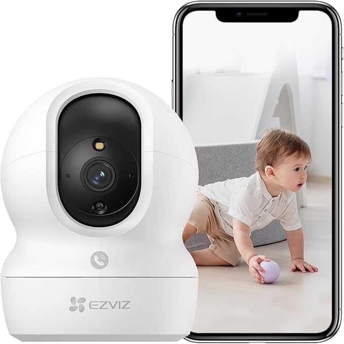 Alexa & Google C6N 2K Smart WiFi Camera – 4MP Indoor Security – Image 3