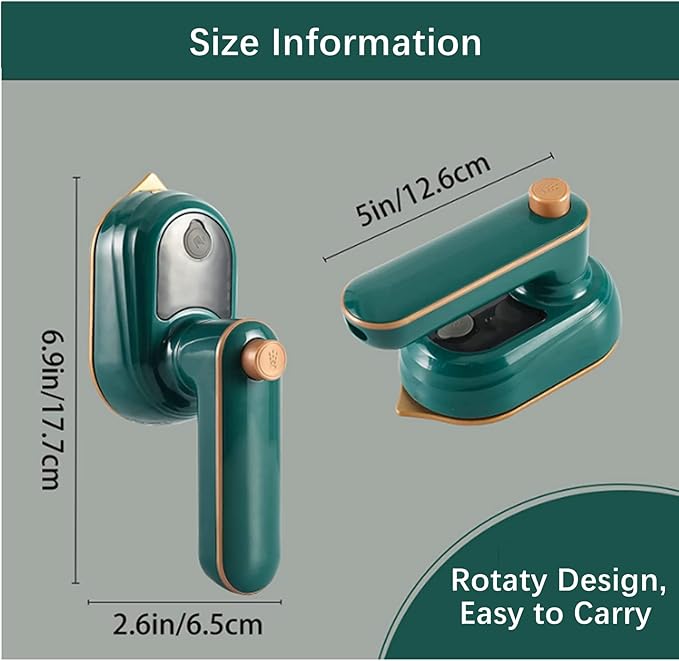 Mini Travel Iron – Portable Steamer for Clothes + Surprise Gift 🎁 – Image 2