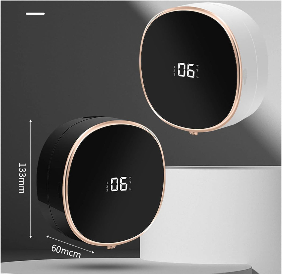 Automatic Touch-Free Soap Dispenser – Digital Temperature Display – Image 2