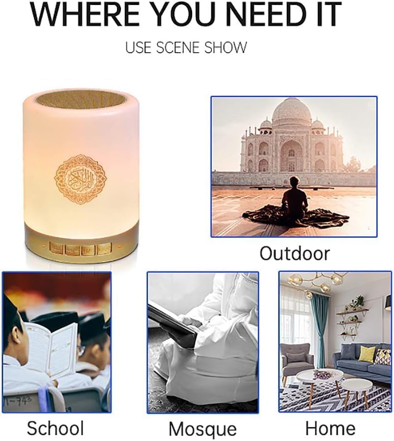 Portable Bluetooth Speaker with Qur’an Recitations & Real-Time Translation – Image 6
