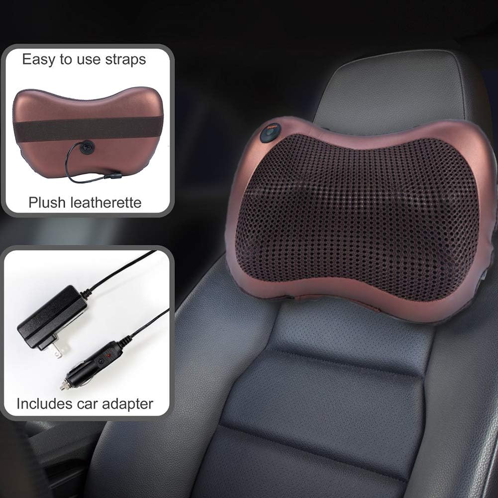 Shiatsu Neck & Shoulder Massager – Deep Kneading Massage Pillow with Heat – Image 5