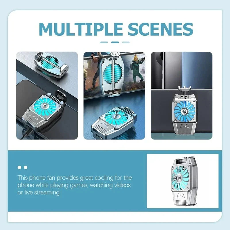 Mobile Game Cooling Fan – Phone Cooler for Smooth Gaming – Image 3