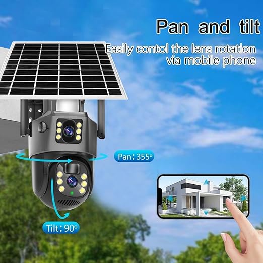 8 K Premium Solar Camera – IP66, Dual Screen, 8MP – Image 5