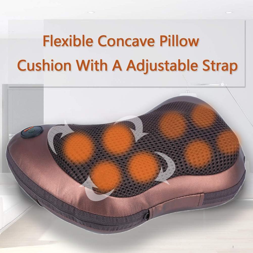 Shiatsu Neck & Shoulder Massager – Deep Kneading Massage Pillow with Heat – Image 4