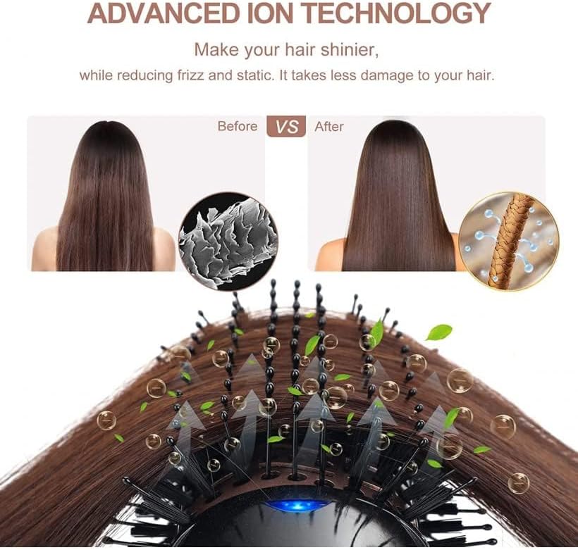 Professional 3 in 1 Hot Air Combo Set – ✅ Negative Ion Hair Dryer & Styling Brush – Image 3