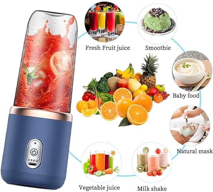 Portable Rechargeable Mini Blender – USB Charging Automatic Smoothie Mixer for On-The-Go – Image 5