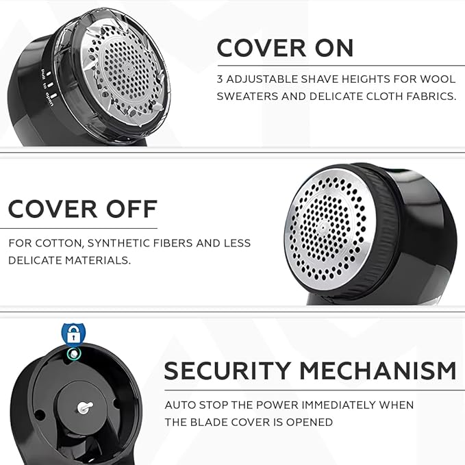 Electric Fabric Shaver – USB Rechargeable Lint Remover – Image 5
