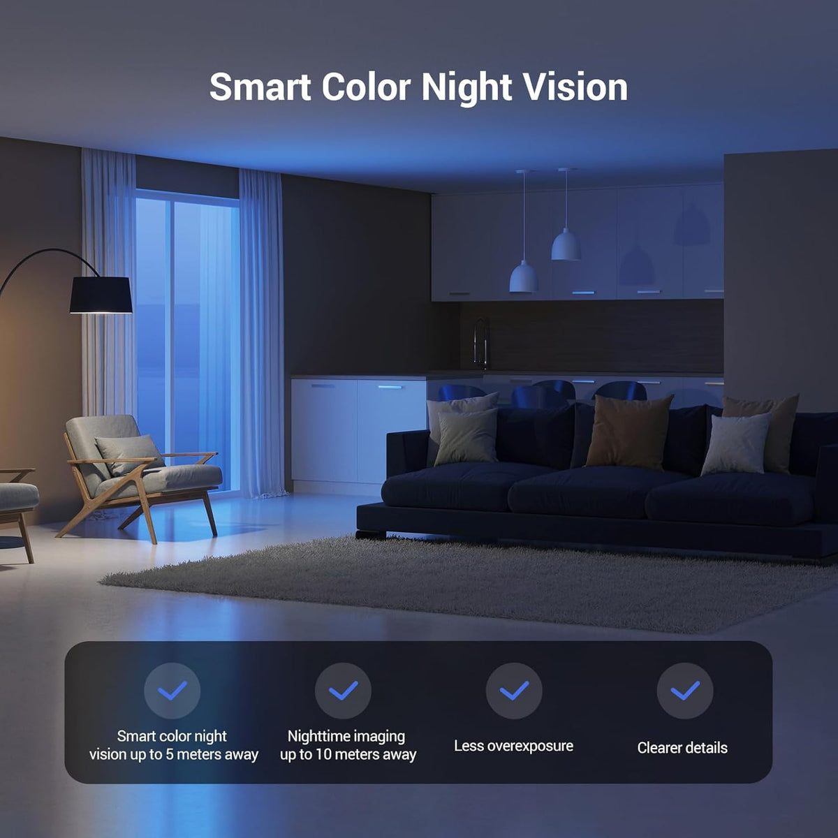 Alexa & Google C6N 2K Smart WiFi Camera – 4MP Indoor Security – Image 11