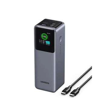 UGREEN Nexode PD 200W Fast Charging Power Bank 25000mAh Smart Digital Display Grey