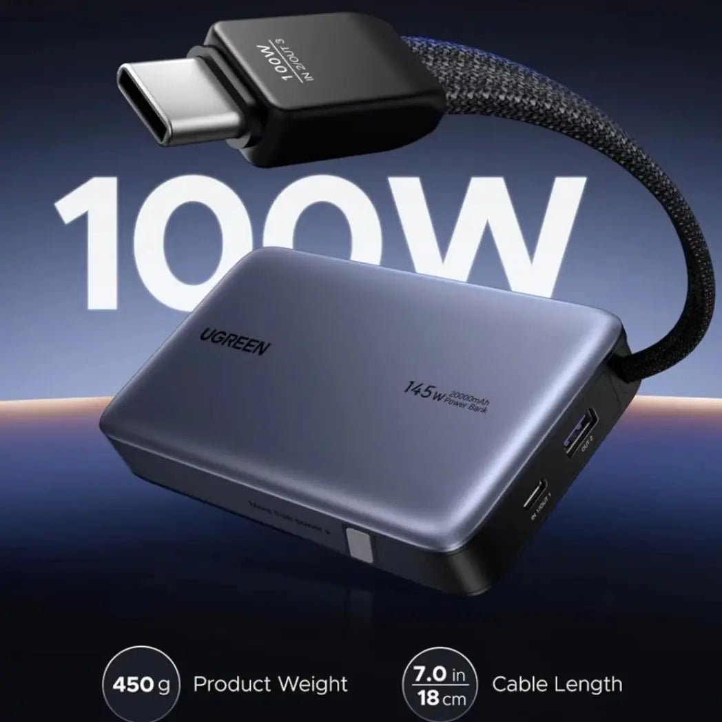 UGREEN Nexode 20000mAh 145W Power Bank – Image 4