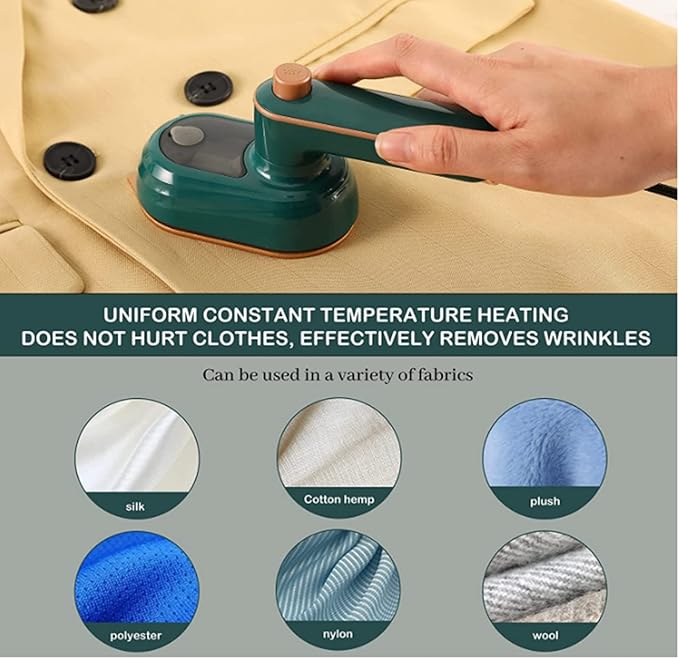 Mini Travel Iron – Portable Steamer for Clothes + Surprise Gift 🎁 – Image 4